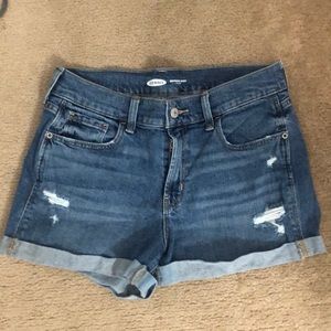 Denim shorts